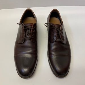 Call It Spring Brown Leather Loafer Dress Shoes